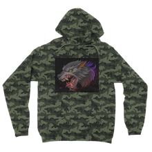 Load image into Gallery viewer, Wolf Camouflage Adult Hoodie
